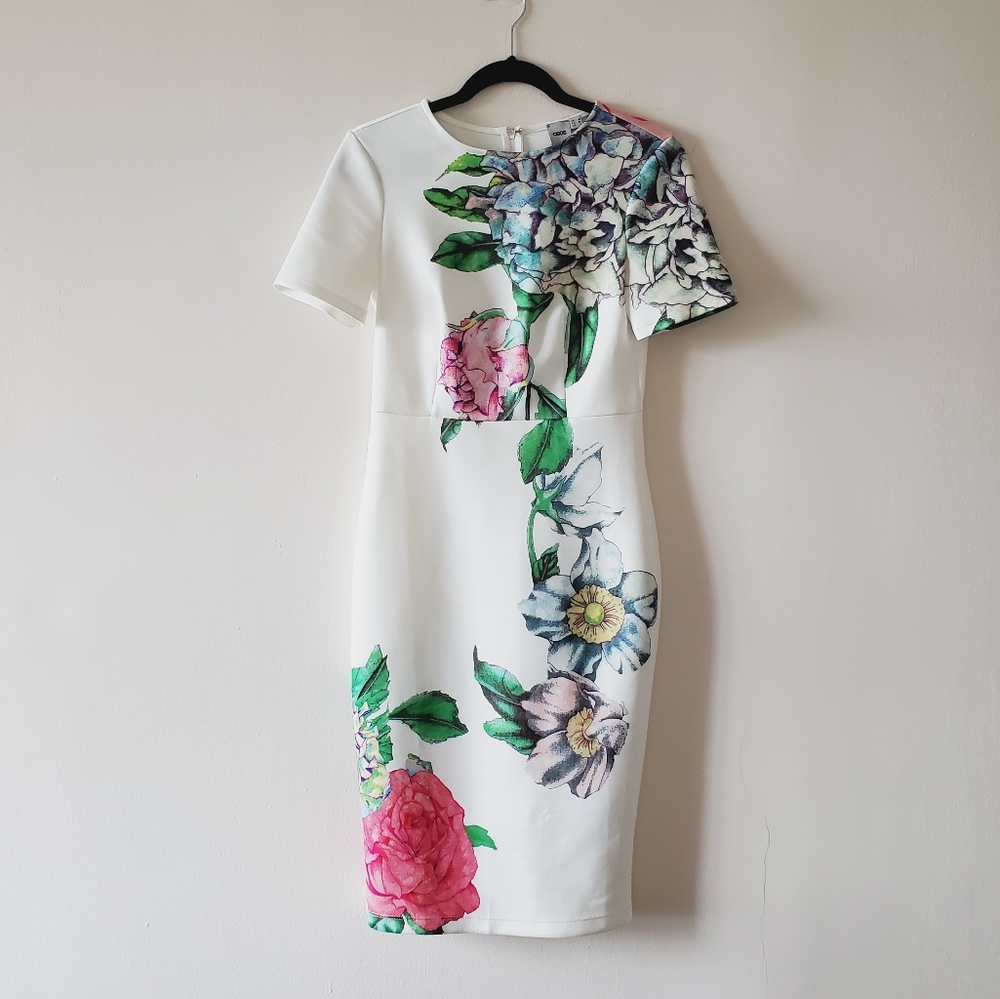 Asos Stretch Floral Dress